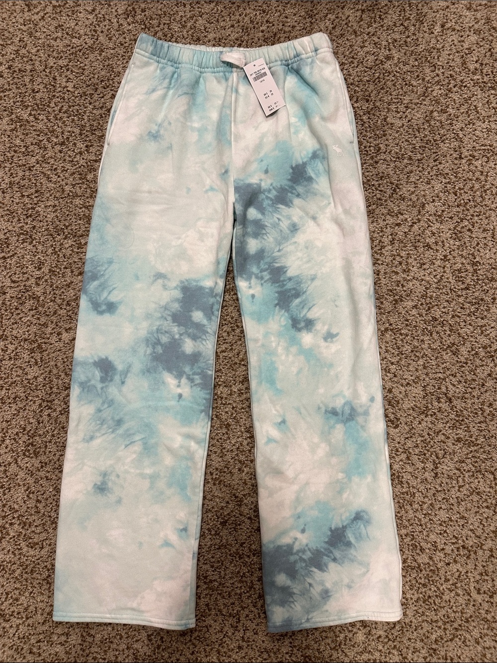 NWT Abercrombie Kids Tie-Dye Sweatpants - Size 13/14
